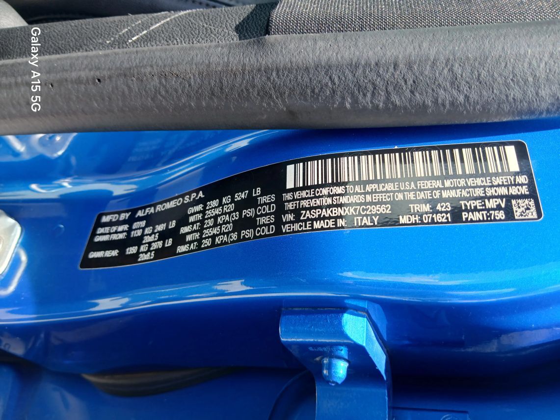 2019 Alfa Romeo Stelvio Ti Sport SUV 4D Maitland FL