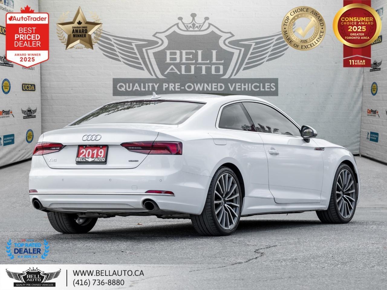2019 Audi A5 Coupe Progressiv | QUATTRO | NAVI | B.CAM | SUNROOF | LOWKMS Toronto ON
