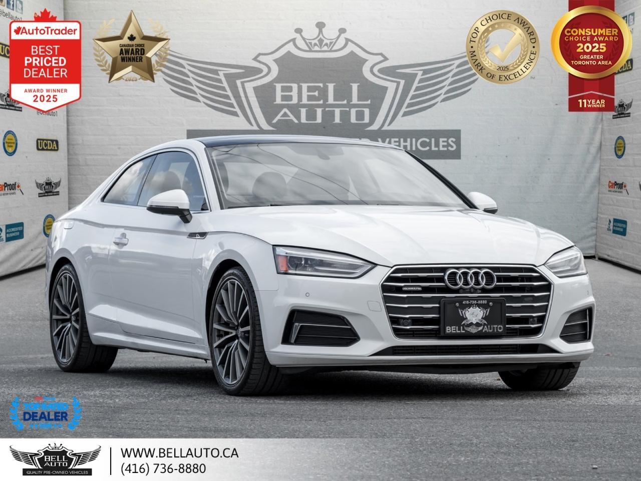2019 Audi A5 Coupe Progressiv | QUATTRO | NAVI | B.CAM | SUNROOF | LOWKMS