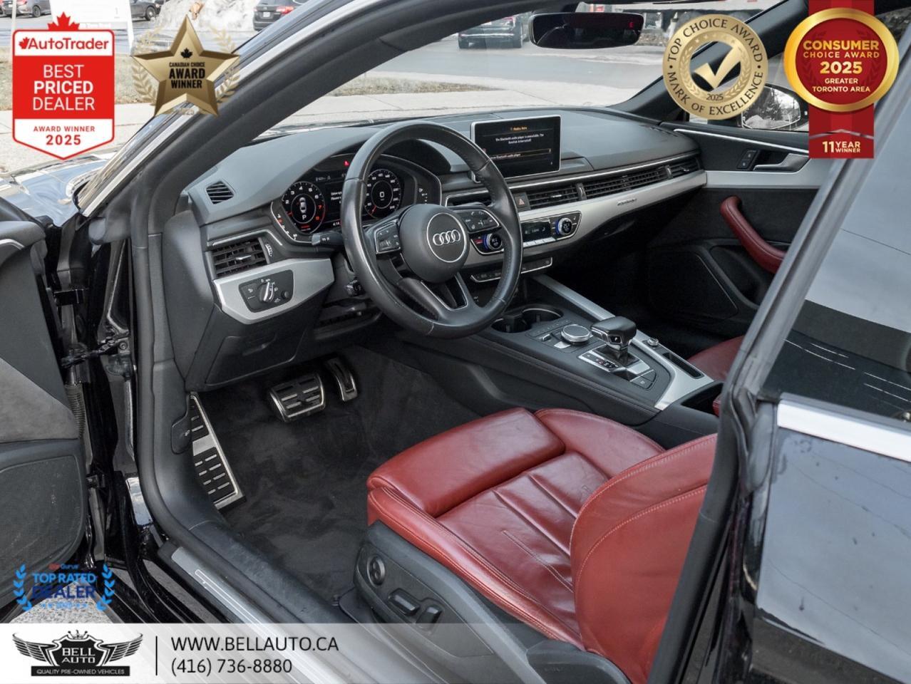 2019 Audi A5 Coupe Progressiv | QUATTRO | NAVI | B.CAM | SUNROOF | REDLTHR | NOACCIDENT Toronto ON