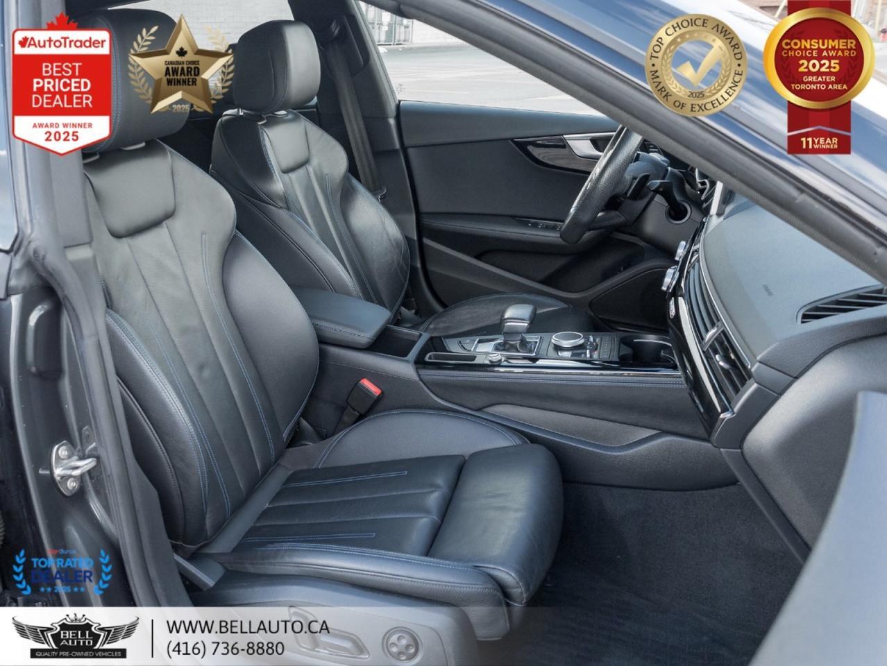 2019 Audi A5 Sportback Progressiv S-LINE QUATTRO SUNROOF B.CAM PWR&MMRYLTHR NOACCIDENT Toronto ON