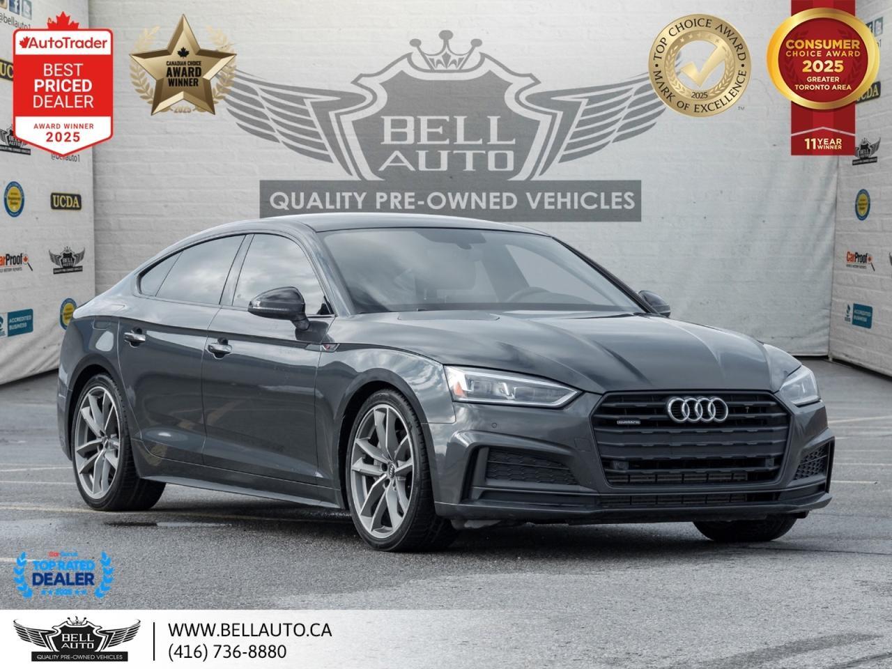 2019 Audi A5 Sportback Progressiv S-LINE QUATTRO SUNROOF B.CAM PWR&MMRYLTHR NOACCIDENT