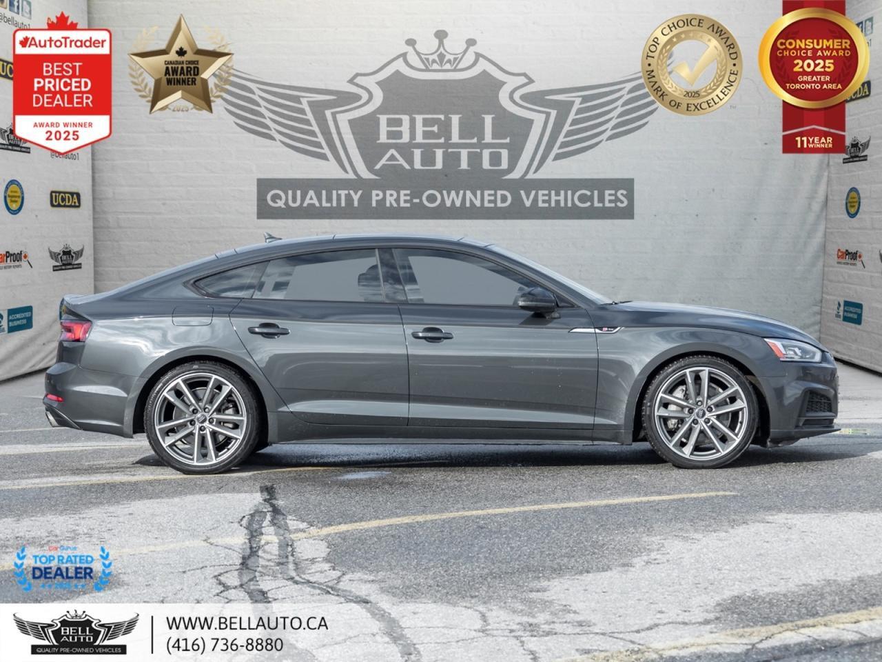 2019 Audi A5 Sportback Progressiv S-LINE QUATTRO SUNROOF B.CAM PWR&MMRYLTHR NOACCIDENT Toronto ON