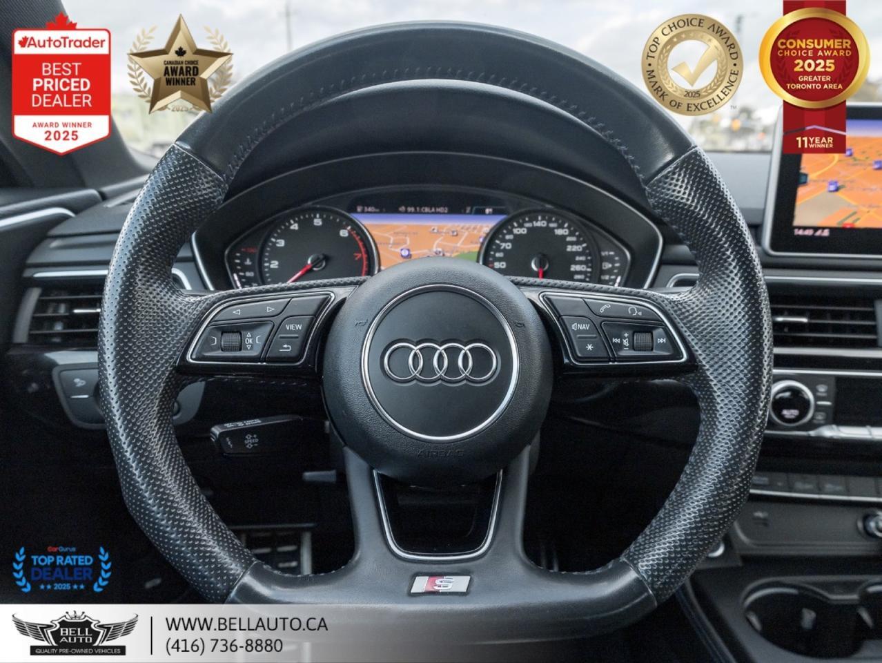 2019 Audi A5 Sportback Progressiv S-LINE QUATTRO SUNROOF B.CAM PWR&MMRYLTHR NOACCIDENT Toronto ON