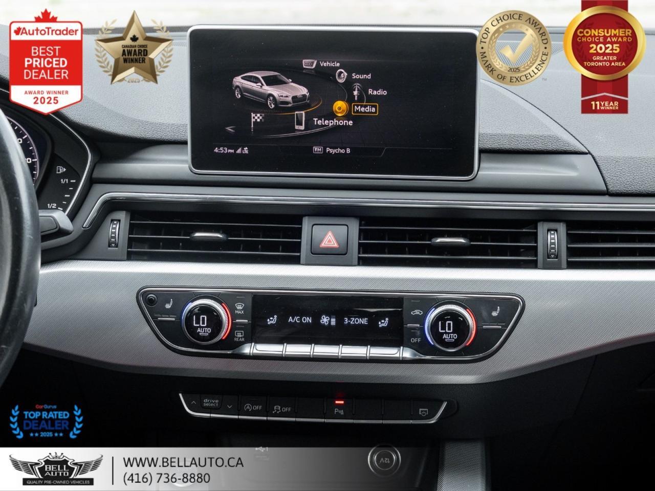 2019 Audi A5 Sportback Technik | NAVI | B.CAM | SUNROOF | REDLTHR | B&O | NOACCIDENT Toronto ON