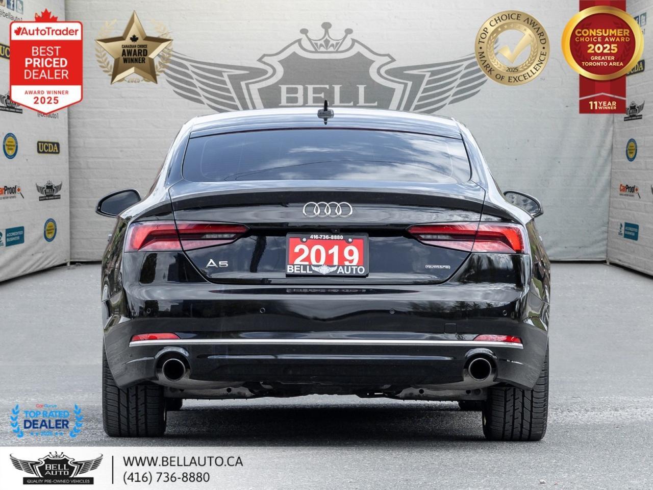 2019 Audi A5 Sportback Technik | NAVI | B.CAM | SUNROOF | REDLTHR | B&O | NOACCIDENT Toronto ON