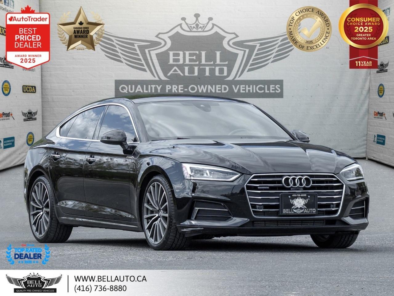 2019 Audi A5 Sportback Technik | NAVI | B.CAM | SUNROOF | REDLTHR | B&O | NOACCIDENT
