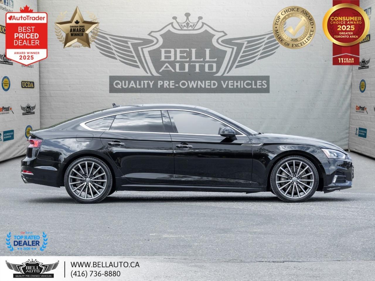 2019 Audi A5 Sportback Technik | NAVI | B.CAM | SUNROOF | REDLTHR | B&O | NOACCIDENT Toronto ON