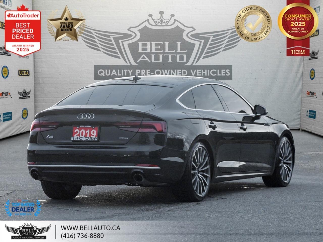2019 Audi A5 Sportback Technik | QUATTRO | NAVI | 360CAM | HUD | REDLTHR | SUNROOF | B&O | NOACCIDENT Toronto ON