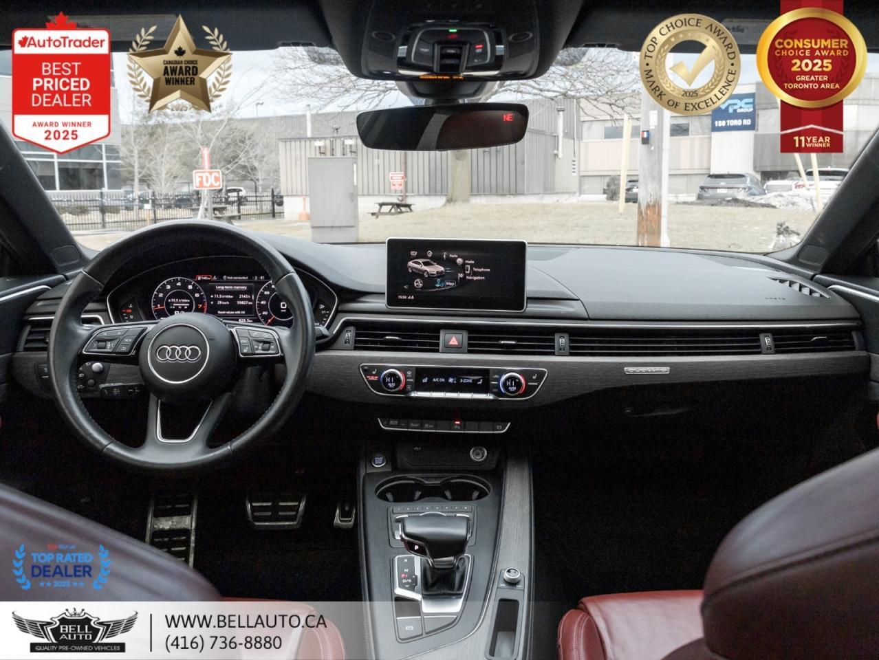 2019 Audi A5 Sportback Technik | QUATTRO | NAVI | 360CAM | HUD | REDLTHR | SUNROOF | B&O | NOACCIDENT Toronto ON