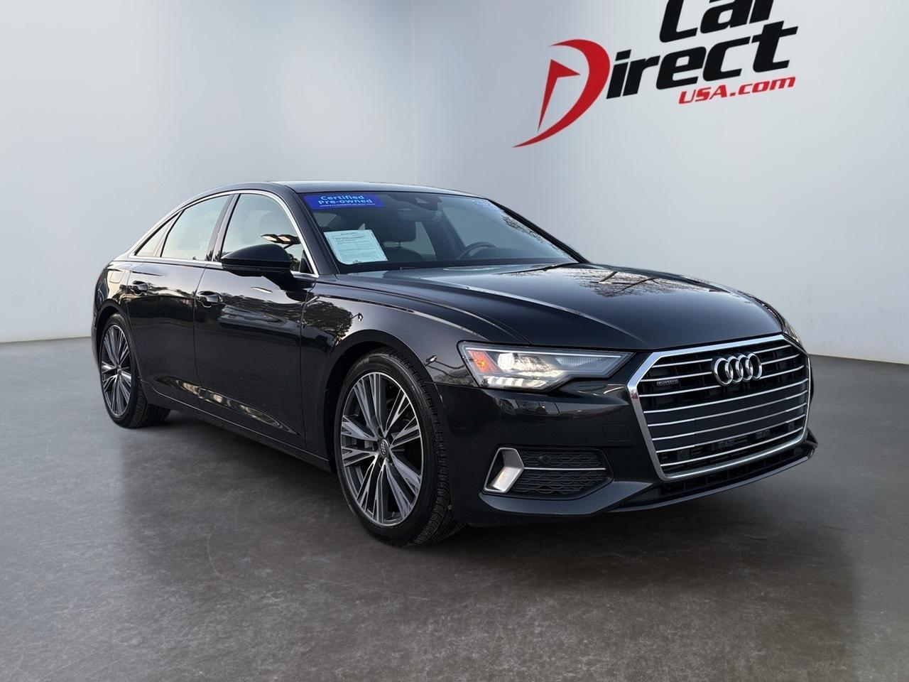 2019 Audi A6 Premium, LANE DEPARTURE WARNING, HEADS-UP DISPLAY, 360 BACKUP CAMERA, PADDLE SHIFTERS, BLIND SPOT ASSIST, APPLE CARPLAY/ANDROID AUTO, SUNROOF, HEATED SEATS, LOW MILES, CRUISE IN STYLE IN THIS A6!