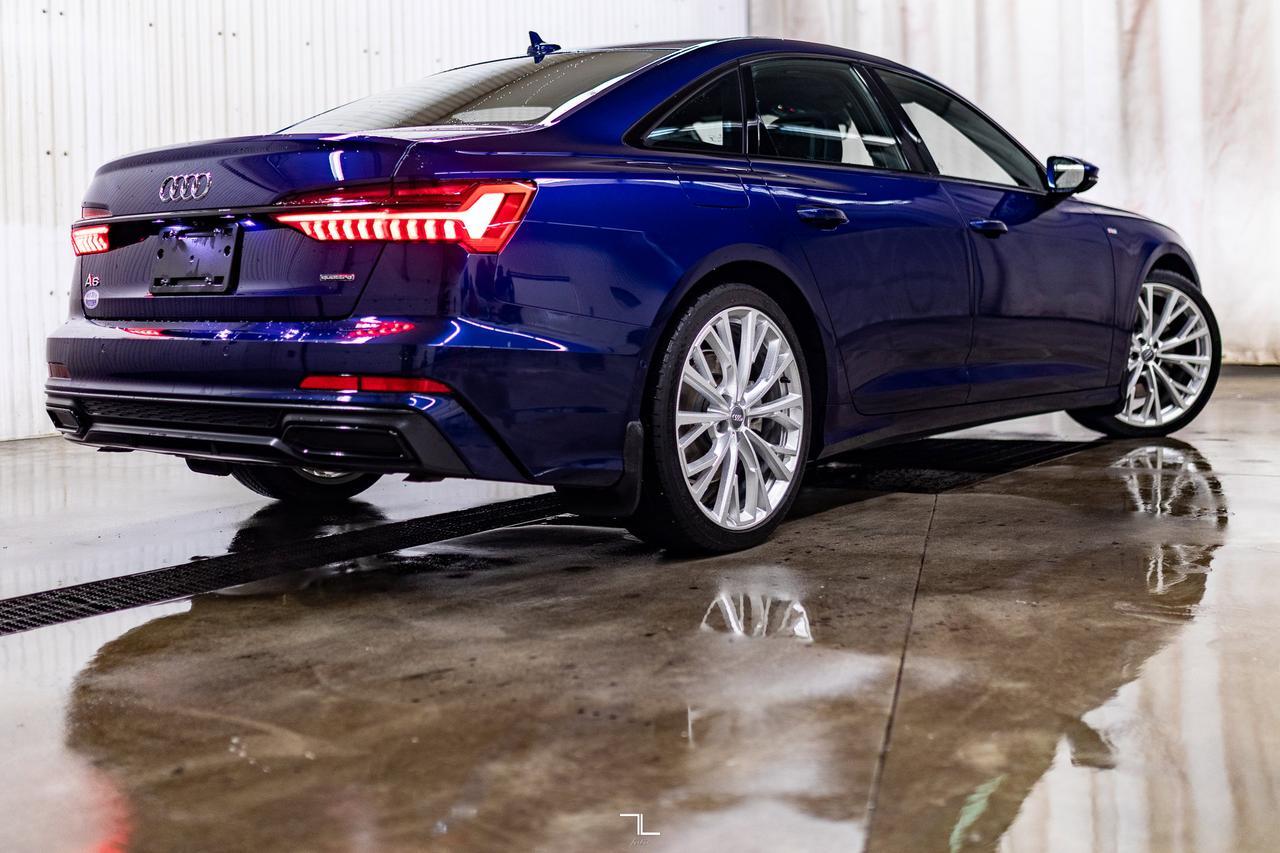 2019 Audi A6 Quattro Technik S-Line Leather Roof Nav BCam Red Deer AB