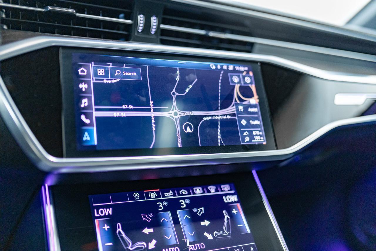 2019 Audi A6 Quattro Technik S-Line Leather Roof Nav BCam Red Deer AB