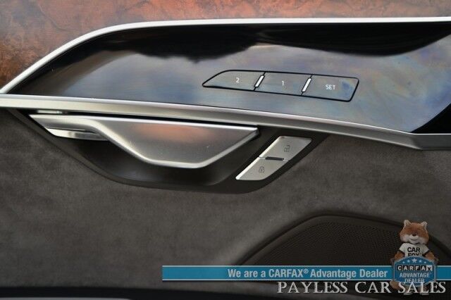 2019 Audi A8 L AWD / Luxury Pkg / Executive Pkg / Cold Weather Pkg / Driver Assist Pkg / Heated & Cooled Leather Seats / Heated Steering Wheel / Dual Sunroofs / NAV / HUD / Bang & Olufsen Speakers / 360 Cam / Low Miles Anchorage AK
