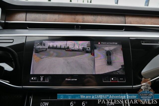 2019 Audi A8 L AWD / Luxury Pkg / Executive Pkg / Cold Weather Pkg / Driver Assist Pkg / Heated & Cooled Leather Seats / Heated Steering Wheel / Dual Sunroofs / NAV / HUD / Bang & Olufsen Speakers / 360 Cam / Low Miles Anchorage AK
