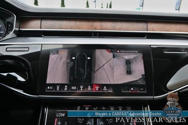 2019 Audi A8 L AWD / Luxury Pkg / Executive Pkg / Cold Weather Pkg / Driver Assist Pkg / Heated & Cooled Leather Seats / Heated Steering Wheel / Dual Sunroofs / NAV / HUD / Bang & Olufsen Speakers / 360 Cam / Low Miles Anchorage AK