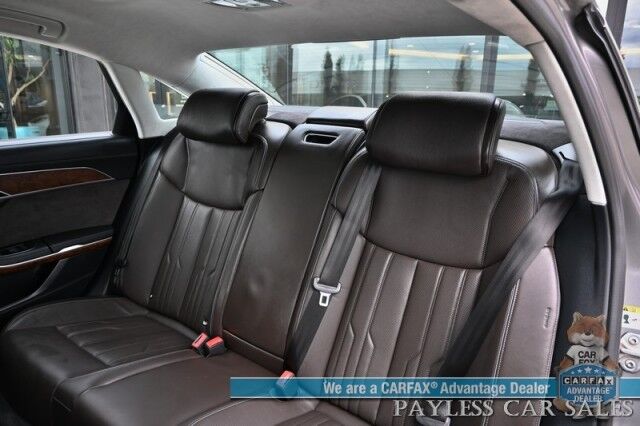 2019 Audi A8 L AWD / Luxury Pkg / Executive Pkg / Cold Weather Pkg / Driver Assist Pkg / Heated & Cooled Leather Seats / Heated Steering Wheel / Dual Sunroofs / NAV / HUD / Bang & Olufsen Speakers / 360 Cam / Low Miles Anchorage AK