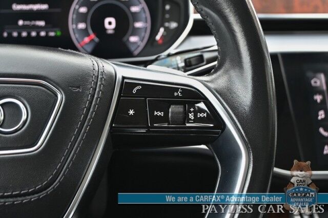 2019 Audi A8 L AWD / Luxury Pkg / Executive Pkg / Cold Weather Pkg / Driver Assist Pkg / Heated & Cooled Leather Seats / Heated Steering Wheel / Dual Sunroofs / NAV / HUD / Bang & Olufsen Speakers / 360 Cam / Low Miles Anchorage AK