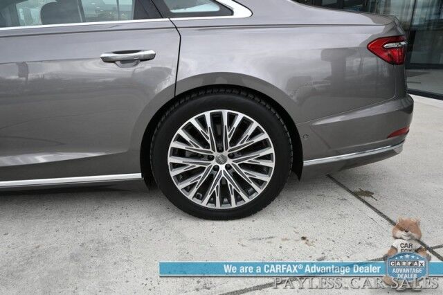 2019 Audi A8 L AWD / Luxury Pkg / Executive Pkg / Cold Weather Pkg / Driver Assist Pkg / Heated & Cooled Leather Seats / Heated Steering Wheel / Dual Sunroofs / NAV / HUD / Bang & Olufsen Speakers / 360 Cam / Low Miles Anchorage AK
