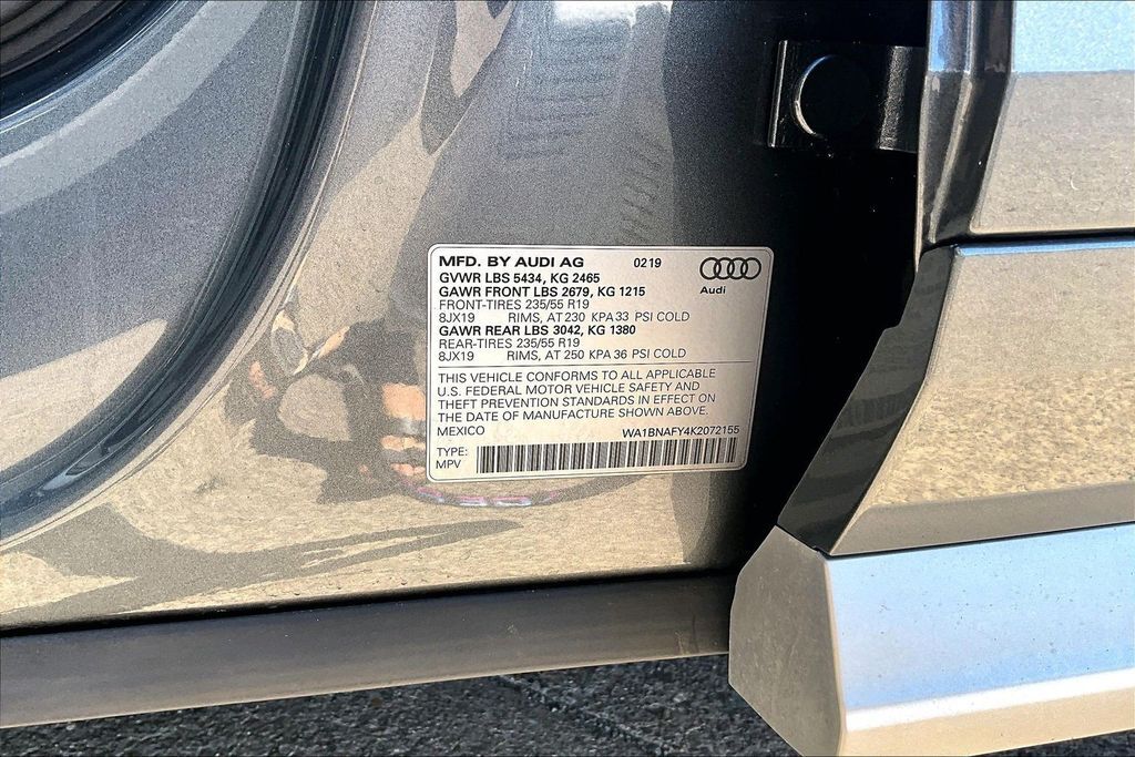 2019 Audi Q5 2.0T Premium Plus OR