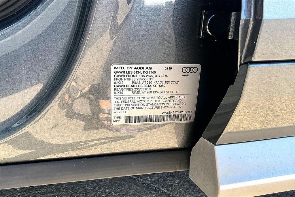 2019 Audi Q5 2.0T Premium Plus OR