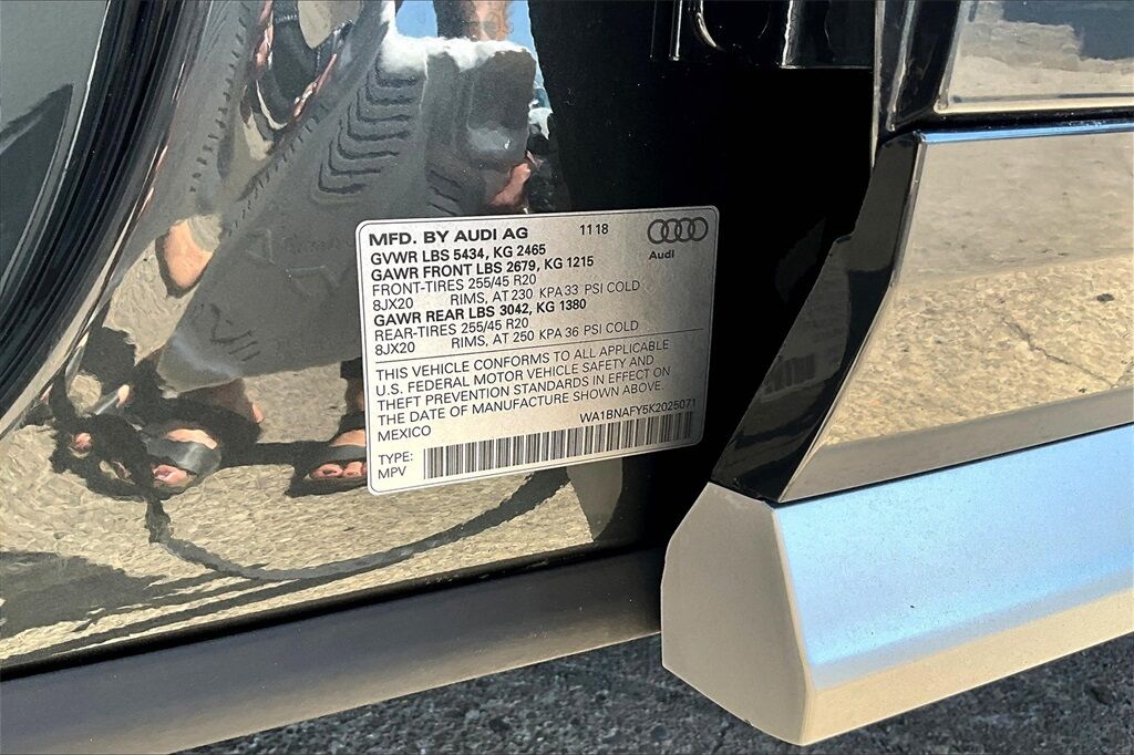 2019 Audi Q5 2.0T Premium Plus OR