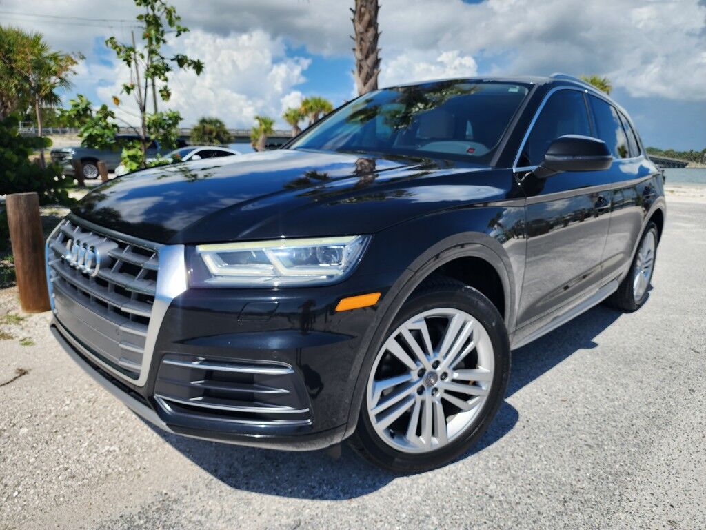 2019 Audi Q5 Premium Plus~LOW MILES~ACCIDENT AVOIDANCE SYSTEMS~BLIND SPOT WARNING~CRUISE CONTROL~DRIVER ASSISTANCE PACKAGE~HEATED SEATS~LEATHER SEATS~PANORAMIC MOONROOF / SUNROOF~PREMIUM SOUND SYSTEM~TURBOCHARGER Sarasota FL