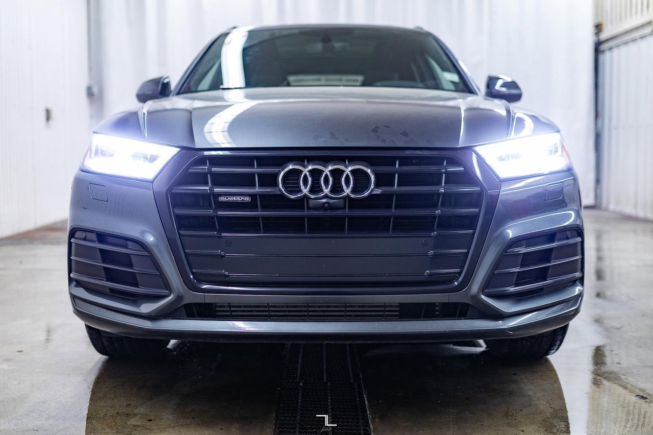 2019 Audi Q5 Quattro Technik S-Line Black Optics Leather Roof Nav Red Deer AB
