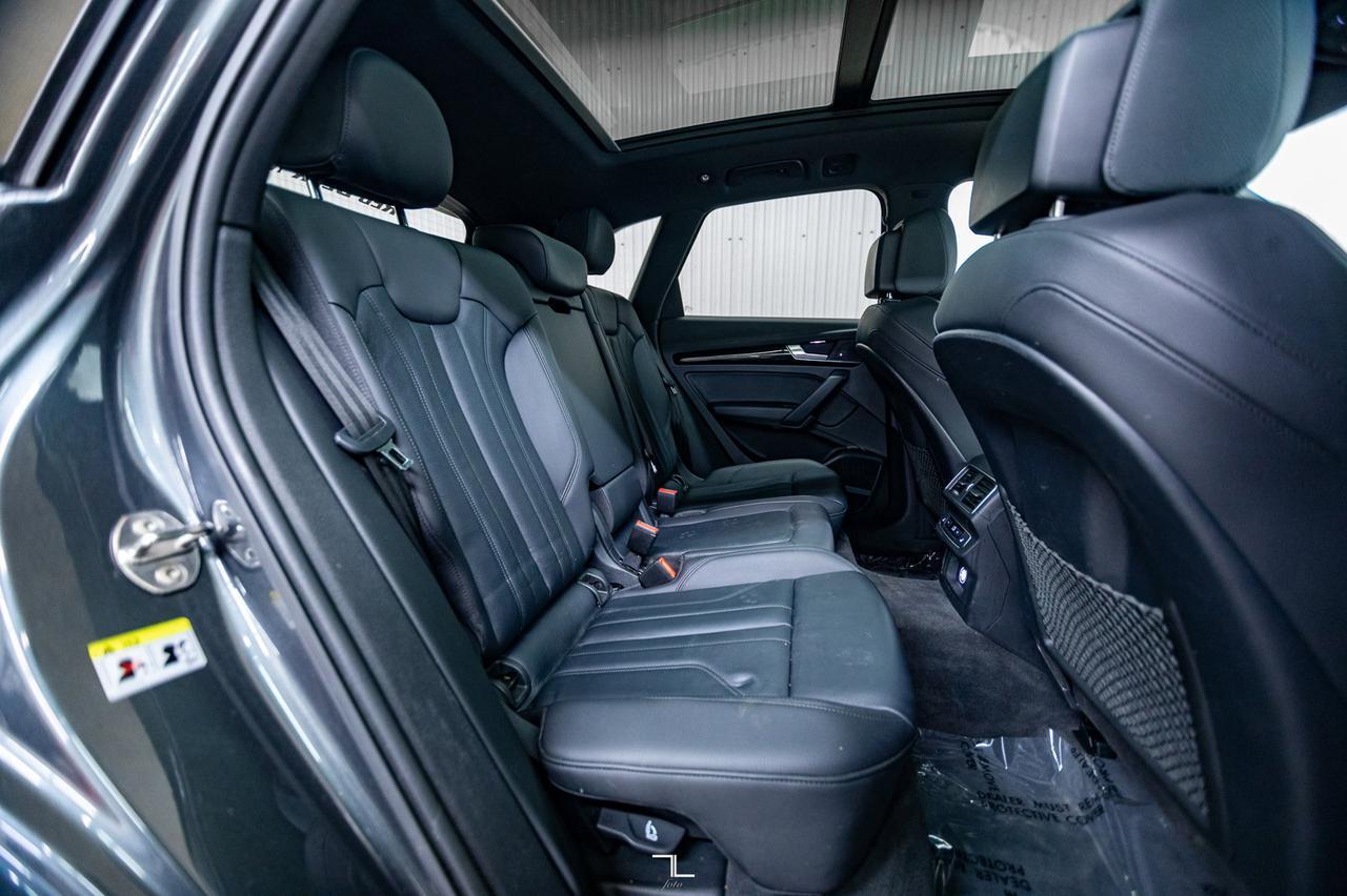 2019 Audi Q5 Quattro Technik S-Line Black Optics Leather Roof Nav Red Deer AB