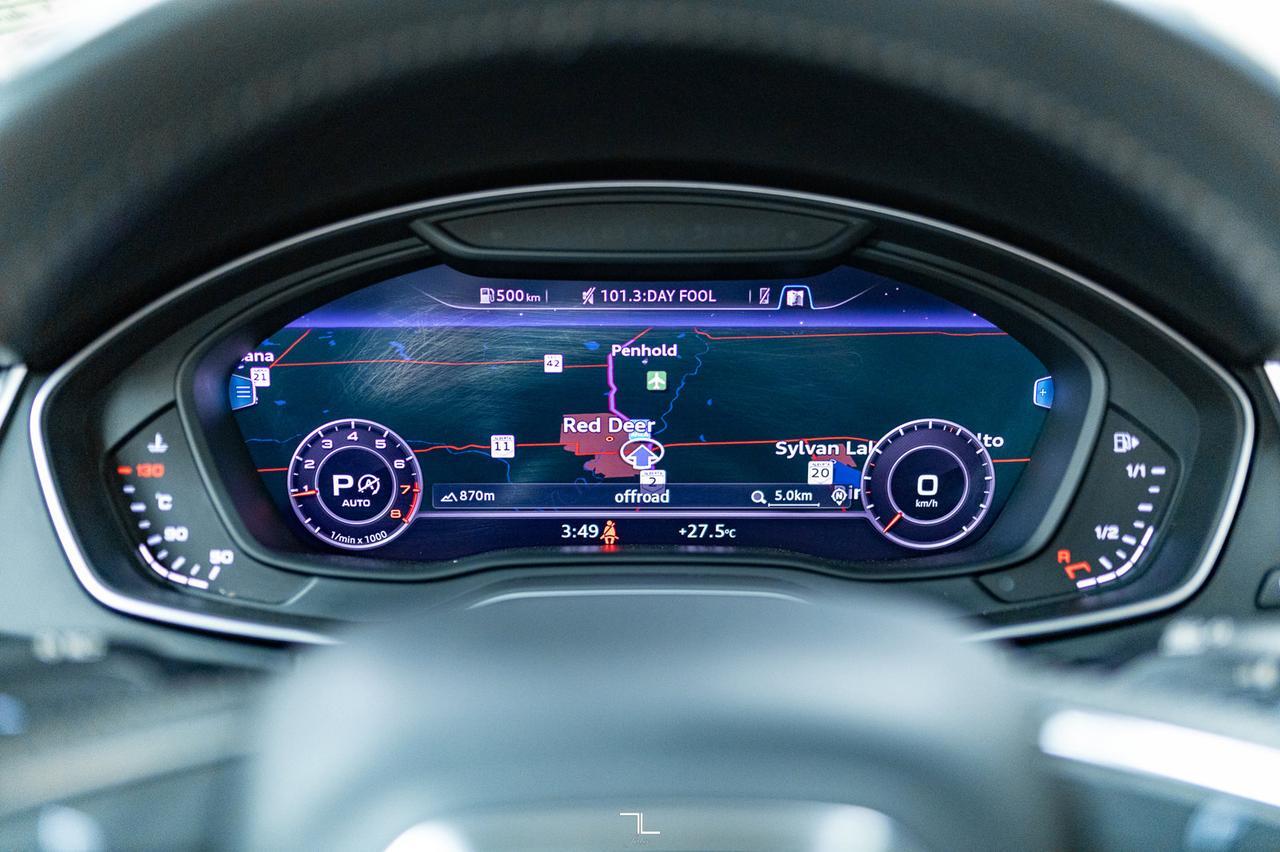 2019 Audi Q5 Quattro Technik S-Line Black Optics Leather Roof Nav Red Deer AB