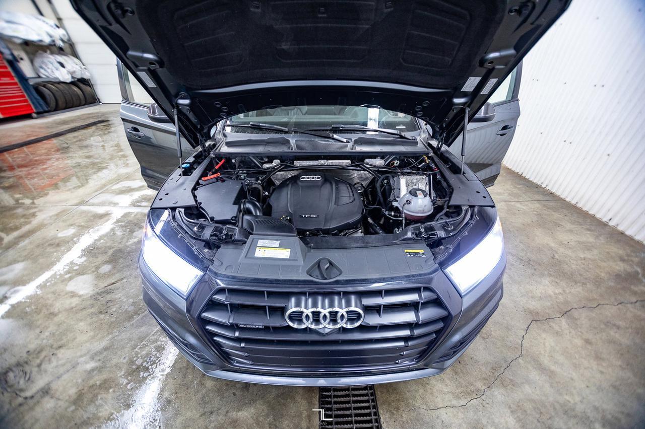 2019 Audi Q5 Quattro Technik S-Line Black Optics Leather Roof Nav Red Deer AB