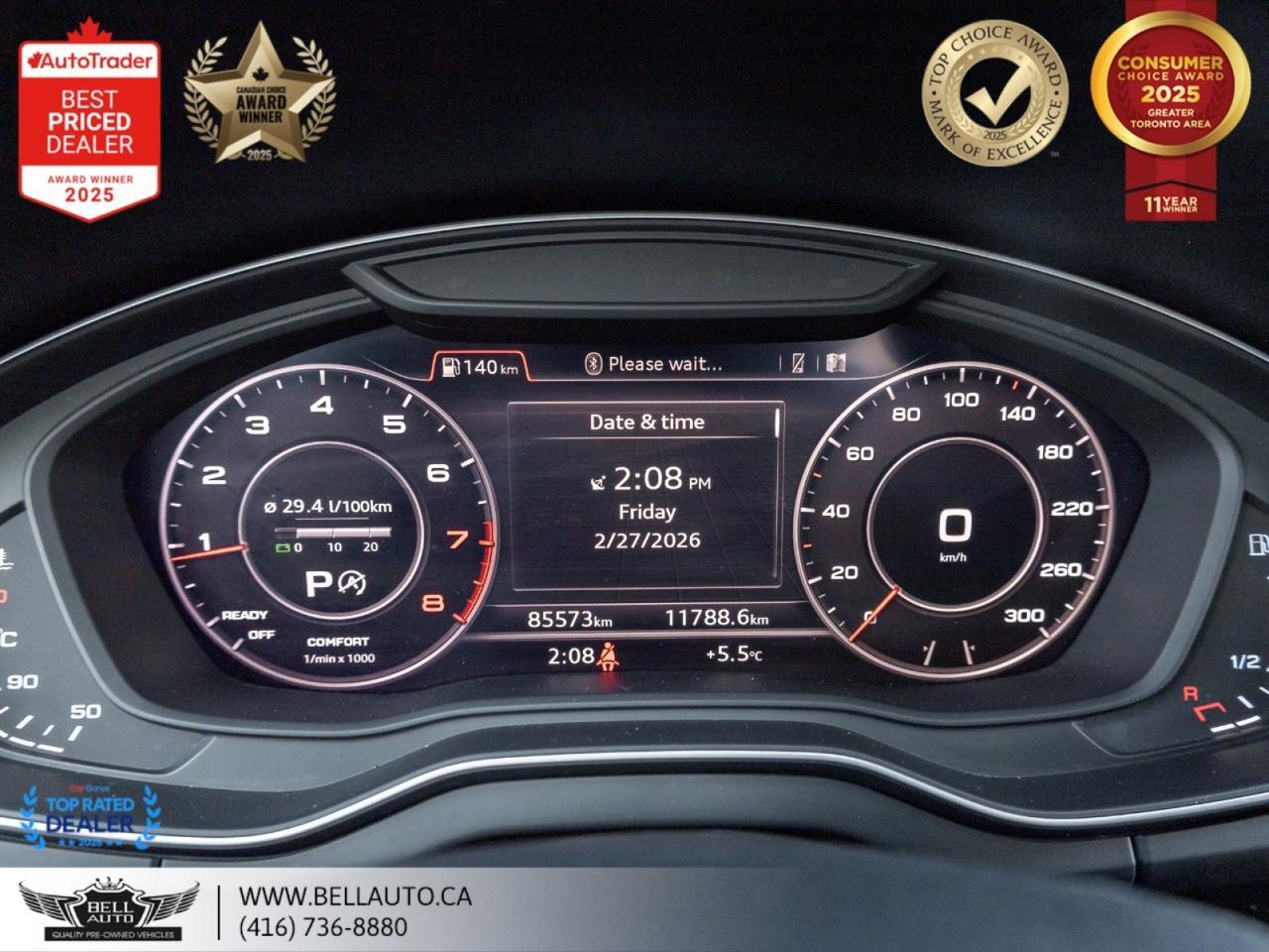 2019 Audi Q5 Technik | QUATTRO | S-LINE | BLKOPTICS | NAVI | 360CAM | PANO | B&O | NOACCIDENT Toronto ON