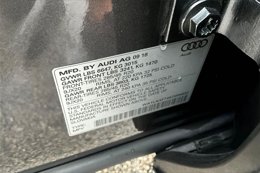 2019 Audi Q7 55 TFSI Premium Plus Sport Utility 4D Maitland FL