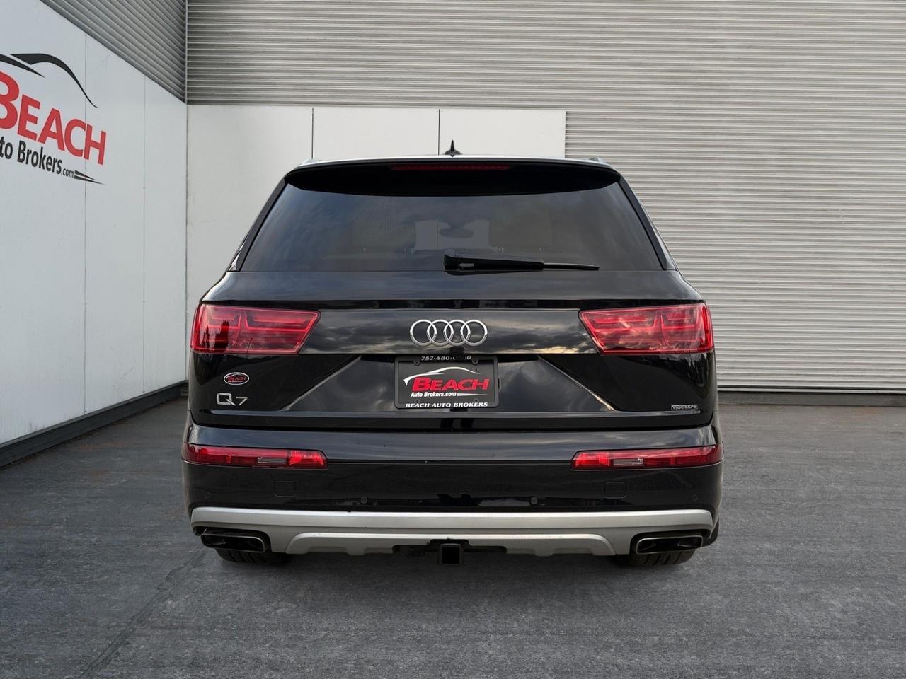 2019 Audi Q7 Premium Plus, HEATED SEATS, 2ND ROW HEATED, 3RD ROW, MOONROOF, UNIVERSAL GARAGE DOOR OPENER, BLUETOOTH, POWERED 3RD ROW, TOW PACKAGE, POWER MIRRORS, KEYLESS START, COME AND TEST DRIVE THIS AUDI Q7! Norfolk VA