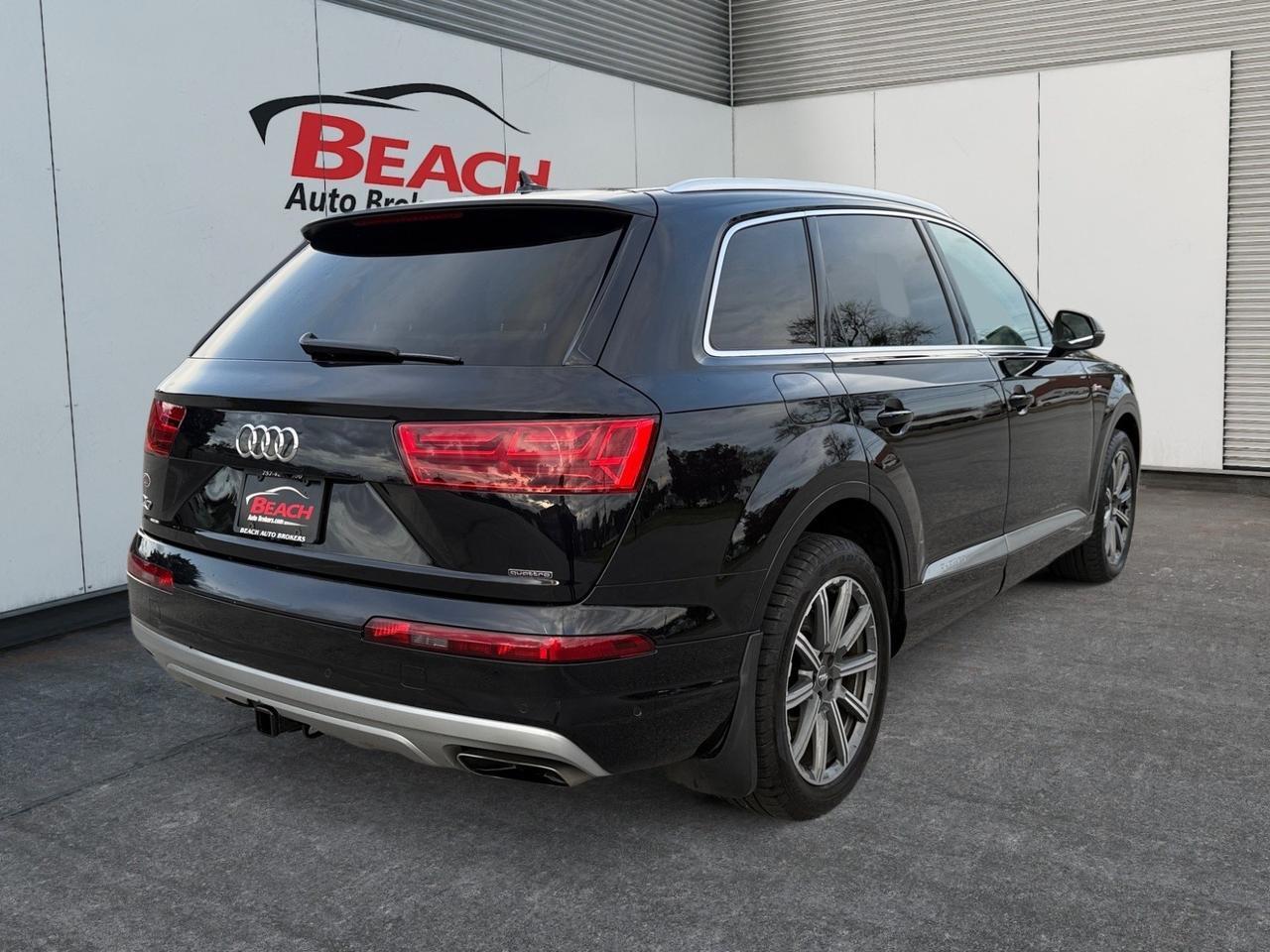 2019 Audi Q7 Premium Plus, HEATED SEATS, 2ND ROW HEATED, 3RD ROW, MOONROOF, UNIVERSAL GARAGE DOOR OPENER, BLUETOOTH, POWERED 3RD ROW, TOW PACKAGE, POWER MIRRORS, KEYLESS START, COME AND TEST DRIVE THIS AUDI Q7! Norfolk VA