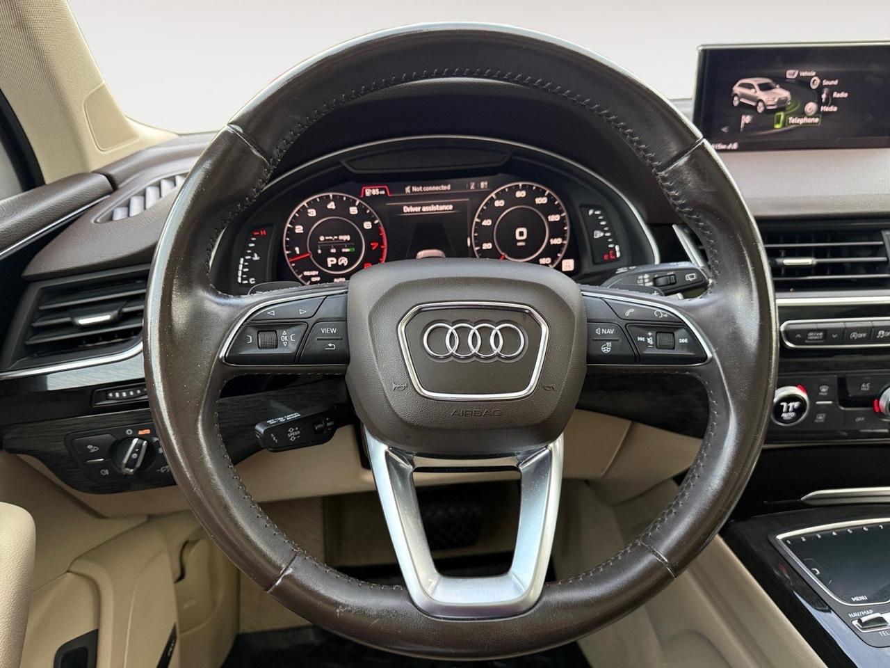 2019 Audi Q7 Premium Plus, HEATED SEATS, 2ND ROW HEATED, 3RD ROW, MOONROOF, UNIVERSAL GARAGE DOOR OPENER, BLUETOOTH, POWERED 3RD ROW, TOW PACKAGE, POWER MIRRORS, KEYLESS START, COME AND TEST DRIVE THIS AUDI Q7! Norfolk VA