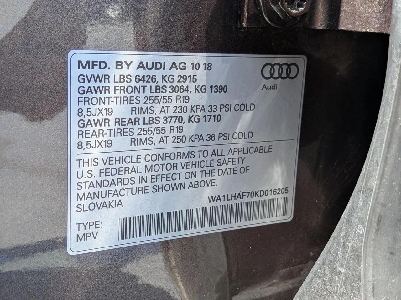 2019 Audi Q7 Premium Plus Roseville CA