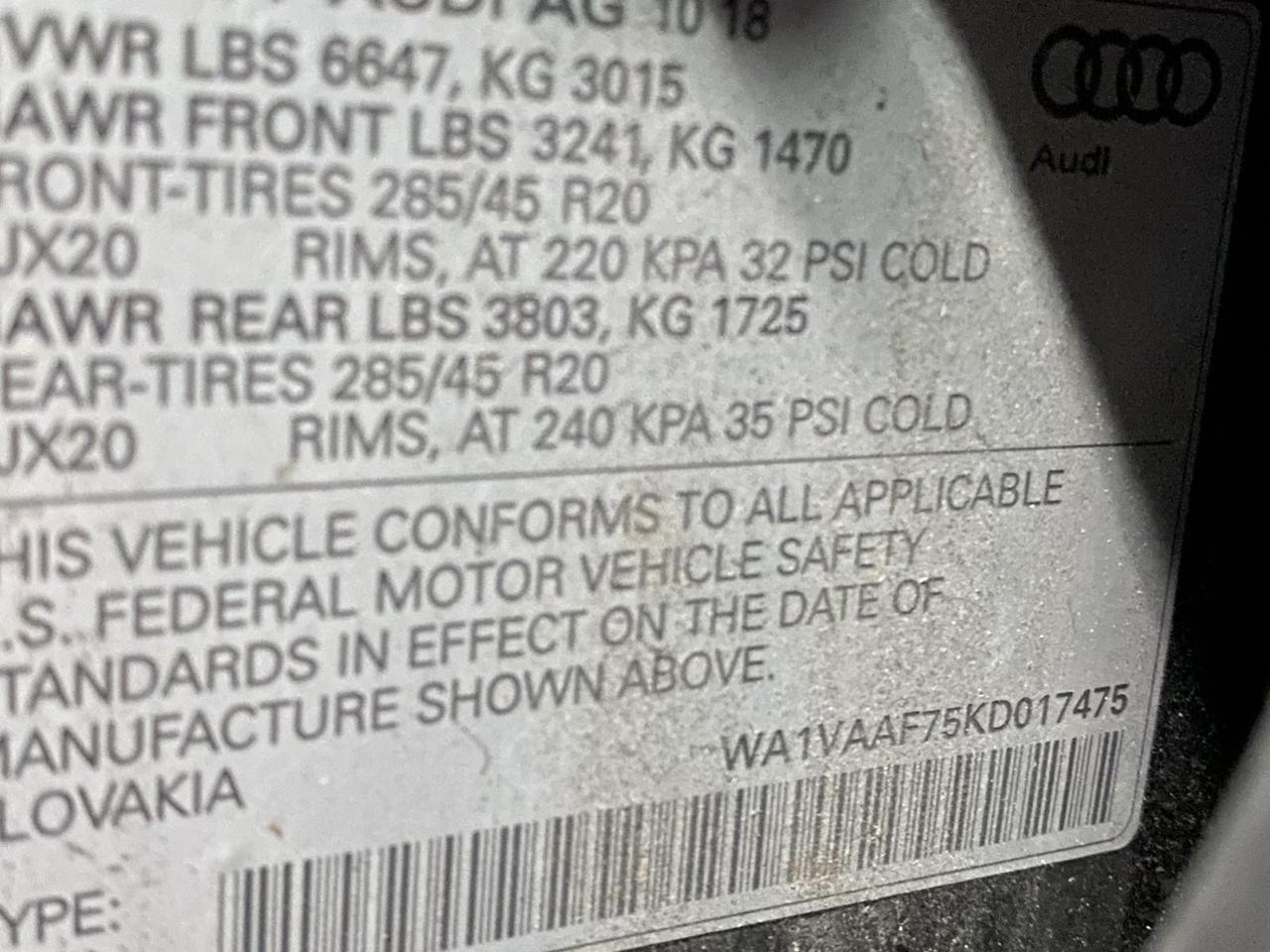 2019 Audi Q7 Prestige Richmond Hill NY