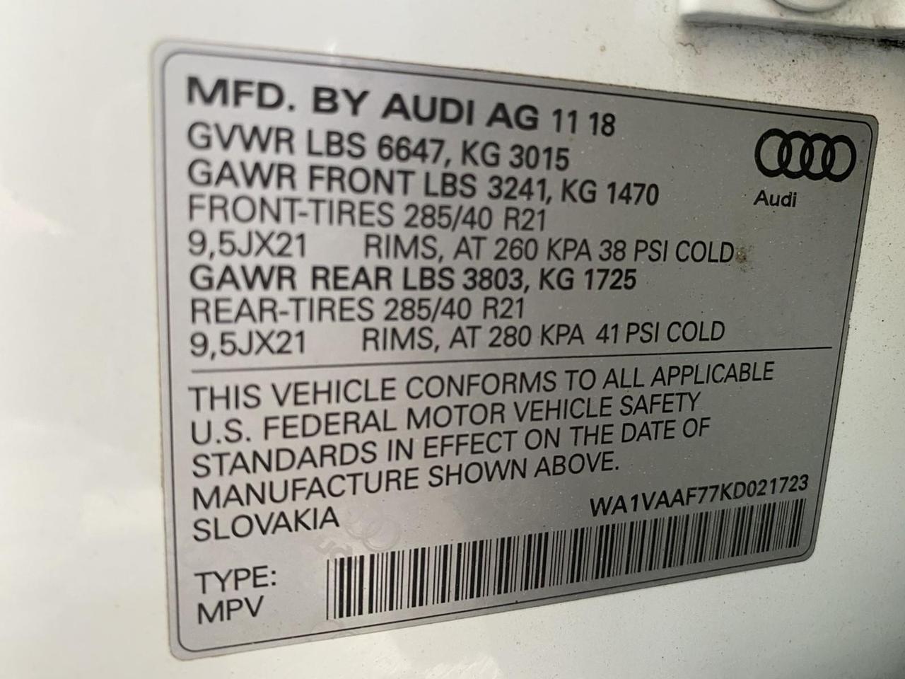 2019 Audi Q7 Prestige Richmond Hill NY