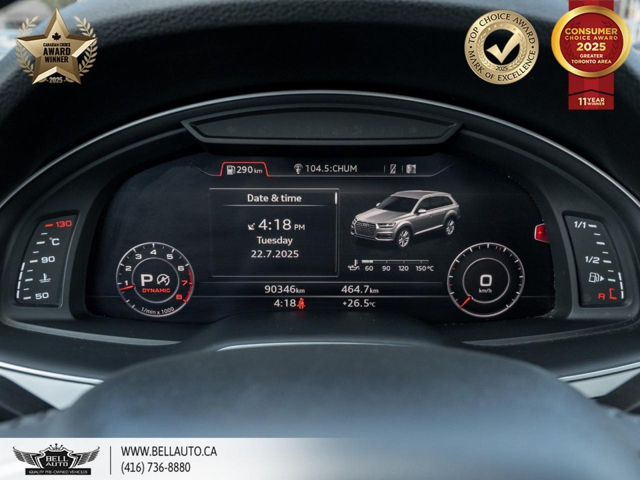 2019 Audi Q7 Progressiv | 20" PRESTIGE WHEELS | 360CAM | 7-PASS | PANOROOF | POWER&MEMORYSEATS | WOODTRIM Toronto ON