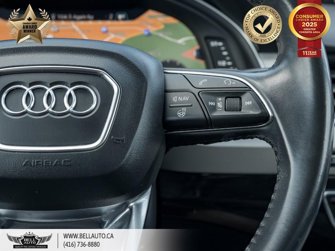 2019 Audi Q7 Progressiv | 20" PRESTIGE WHEELS | 360CAM | 7-PASS | PANOROOF | POWER&MEMORYSEATS | WOODTRIM Toronto ON