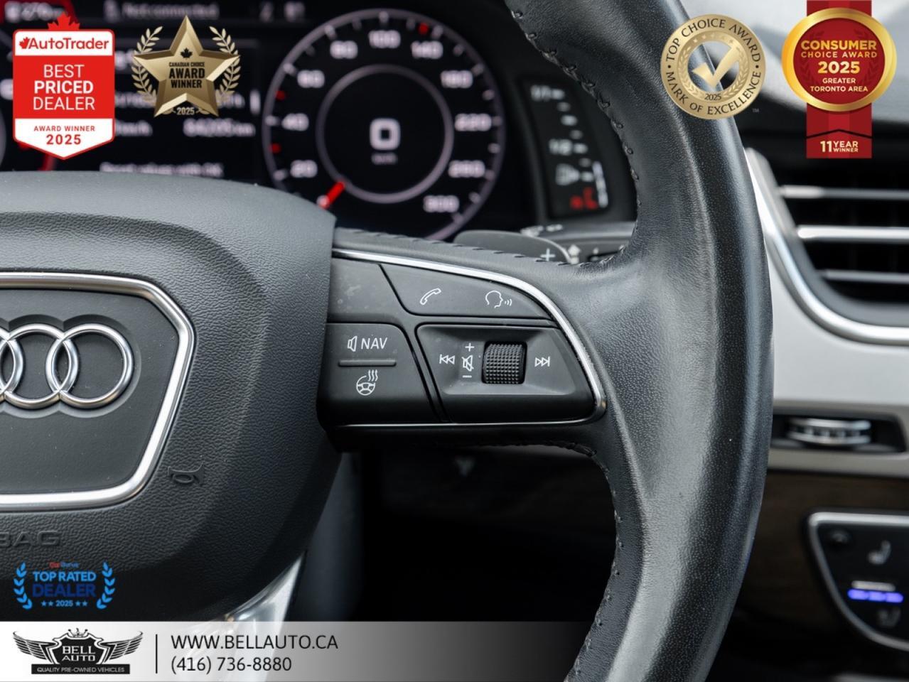 2019 Audi Q7 Progressiv | NAVI | 360CAM | PANO | HTD&VNTLD SEATS | NOACCIDENT Toronto ON