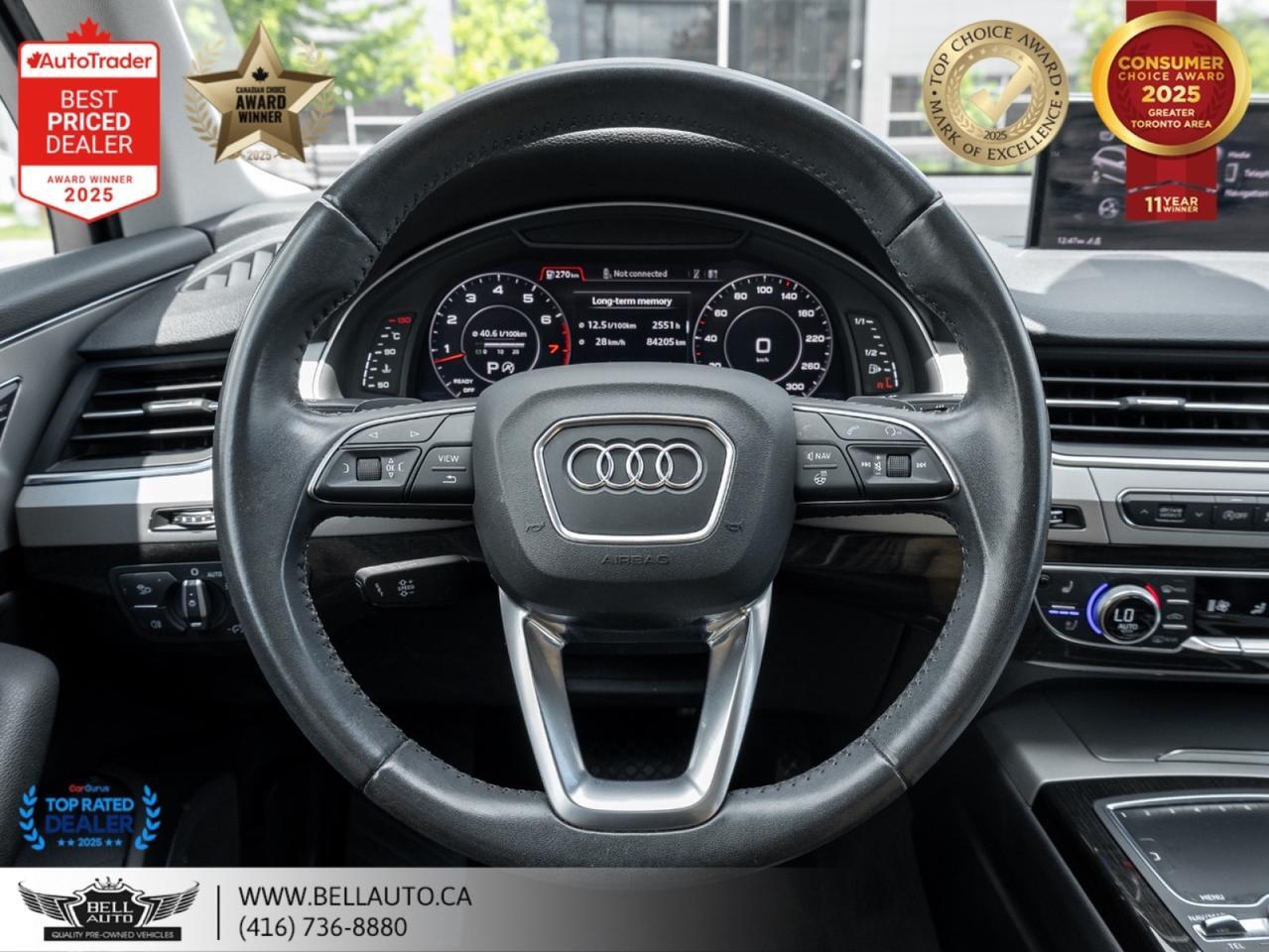 2019 Audi Q7 Progressiv | NAVI | 360CAM | PANO | HTD&VNTLD SEATS | NOACCIDENT Toronto ON