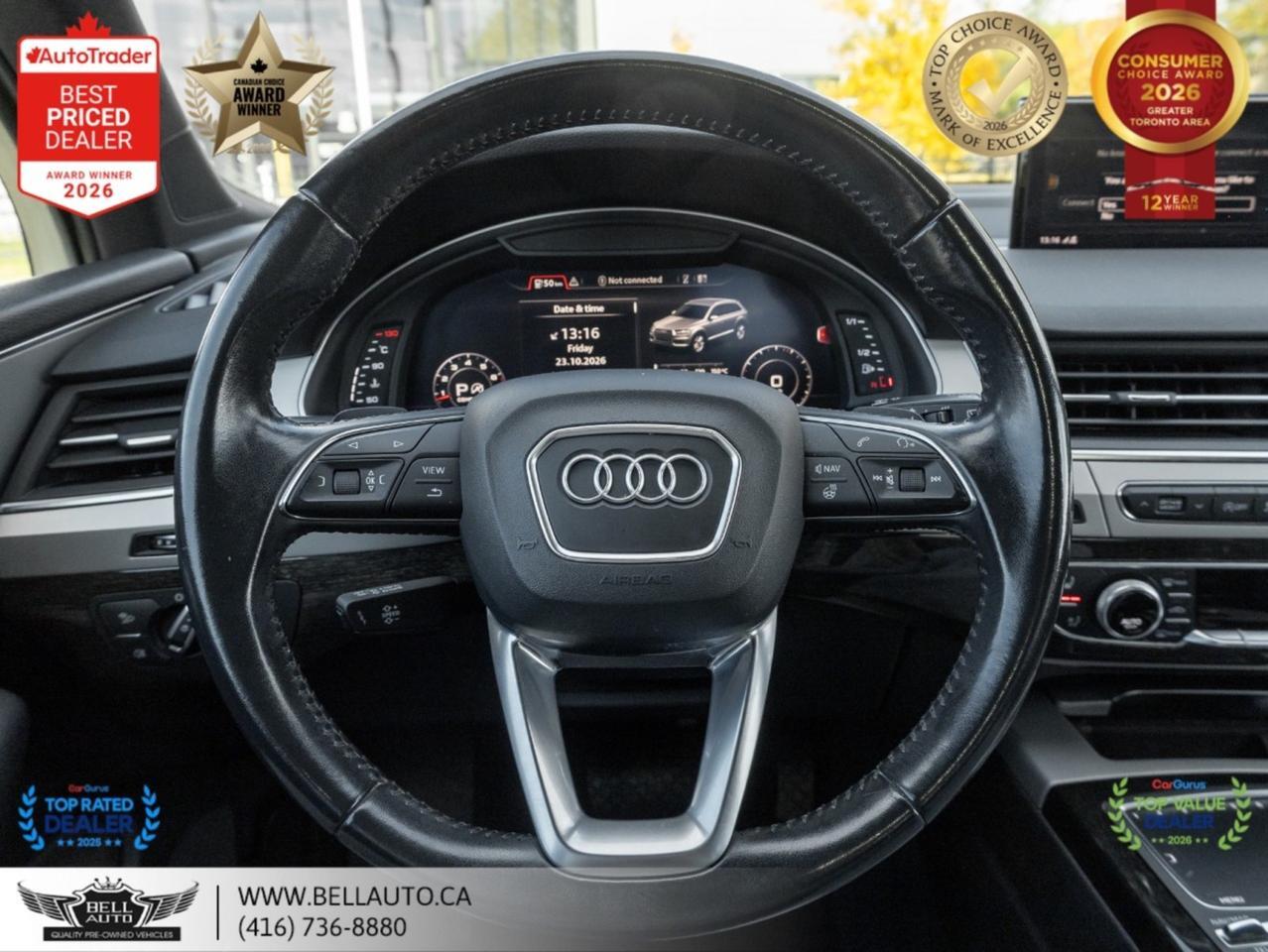 2019 Audi Q7 Progressiv | S-LINE | NAVI | 360CAM | PANO | BOSE | NOACCIDENT Toronto ON