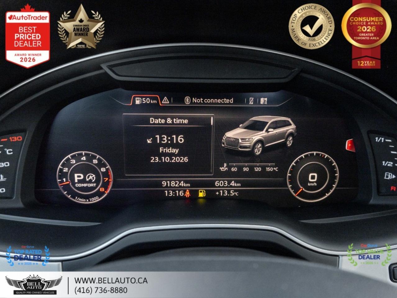 2019 Audi Q7 Progressiv | S-LINE | NAVI | 360CAM | PANO | BOSE | NOACCIDENT Toronto ON