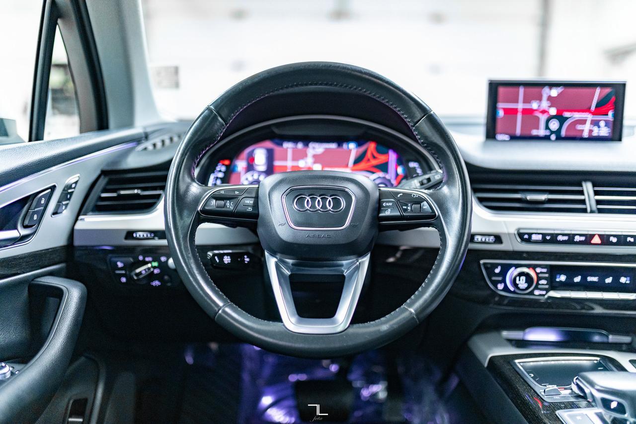 2019 Audi Q7 Quattro Progressiv Leather Roof Nav BCam Red Deer AB