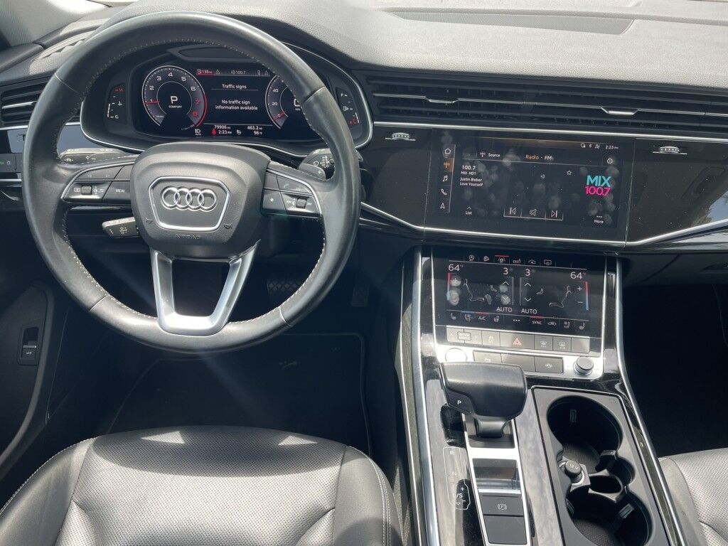 2019 Audi Q8 PREMIUM PLUS~ONLINE FINANCE~AUTO START/STOP~CAMERA SYSTEM~COOLED SEATS~HEATED SIDE MIRRORS~LEATHER SEATS~MEMORIZED SEAT SETTINGS~PANORAMIC MOONROOF / SUNROOF~PARKING SENSORS~PREMIUM SOUND SYSTEM Sarasota FL