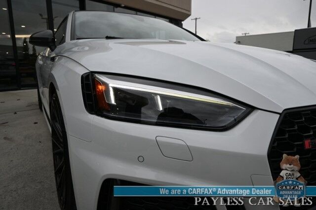 2019 Audi RS 5 Coupe / AWD / Dynamic Pkg / Black Optic Carbon Pkg / Auto Start / Power & Heated Leather Seats / Sunroof / NAV / Bang & Olufsen Speakers W/Morel Subwoofer / Blind Spot Alert / Apple CarPlay & Android Auto / 2nd Set of Wheels Anchorage AK