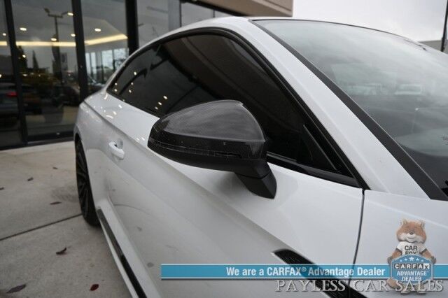 2019 Audi RS 5 Coupe / AWD / Dynamic Pkg / Black Optic Carbon Pkg / Auto Start / Power & Heated Leather Seats / Sunroof / NAV / Bang & Olufsen Speakers W/Morel Subwoofer / Blind Spot Alert / Apple CarPlay & Android Auto / 2nd Set of Wheels Anchorage AK