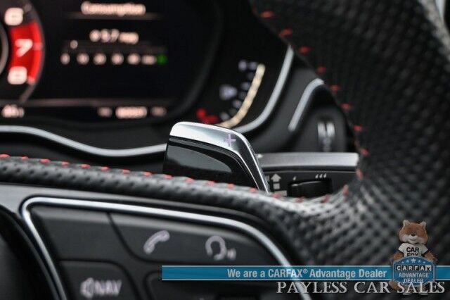 2019 Audi RS 5 Coupe / AWD / Dynamic Pkg / Black Optic Carbon Pkg / Auto Start / Power & Heated Leather Seats / Sunroof / NAV / Bang & Olufsen Speakers W/Morel Subwoofer / Blind Spot Alert / Apple CarPlay & Android Auto / 2nd Set of Wheels Anchorage AK